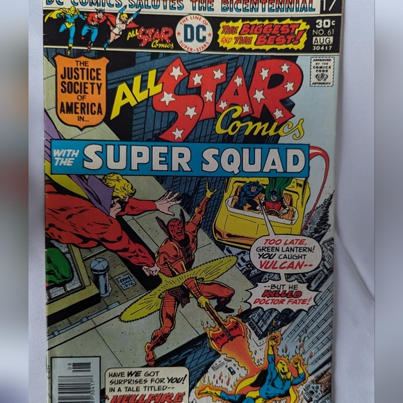 ALL STAR COMICS #61 - JUSTICE SOCIETY OF AMERICA (9.2) 1976 - Picture 5 of 5